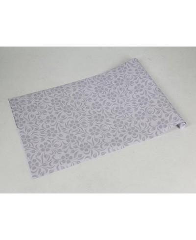 Papel de parede floral nos tons de cinza e tons de bege - Glamour 10