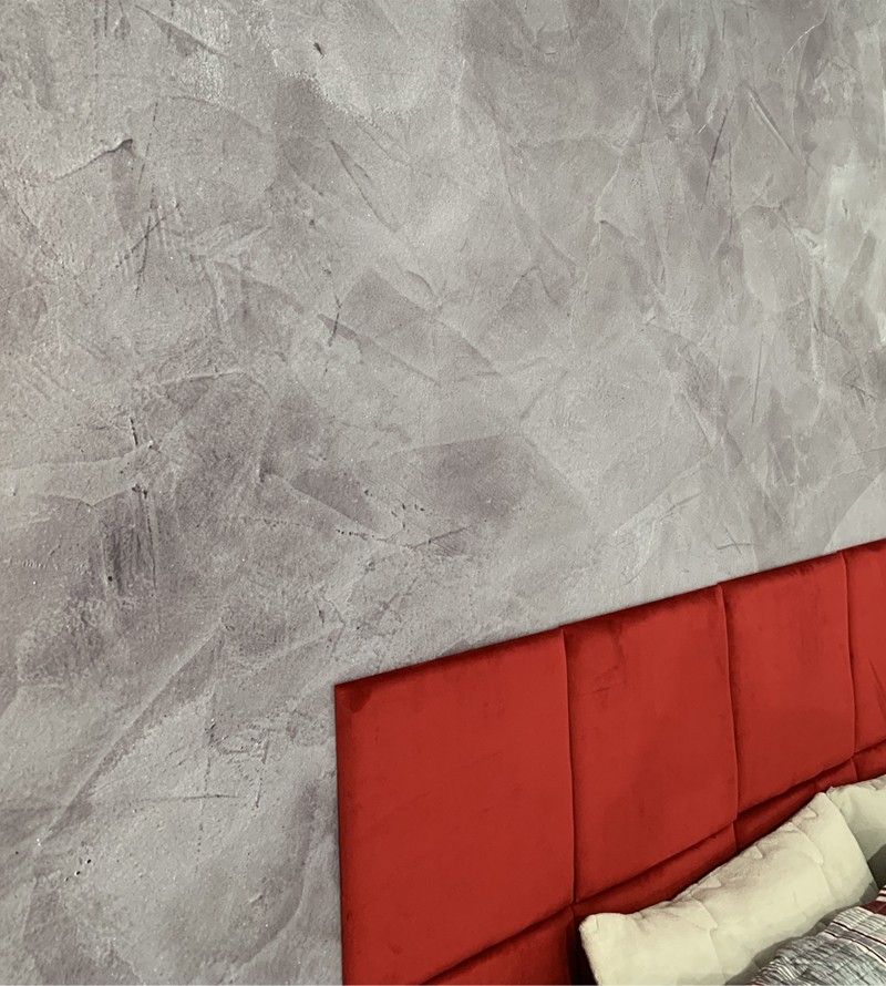 Papel de Parede Foto Mural Cimento Queimado Escuro