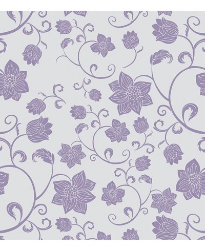 Papel de parede floral nos tons de lilas - Glamour 07 Papel de parede floral nos tons de lilas - Glamour 07