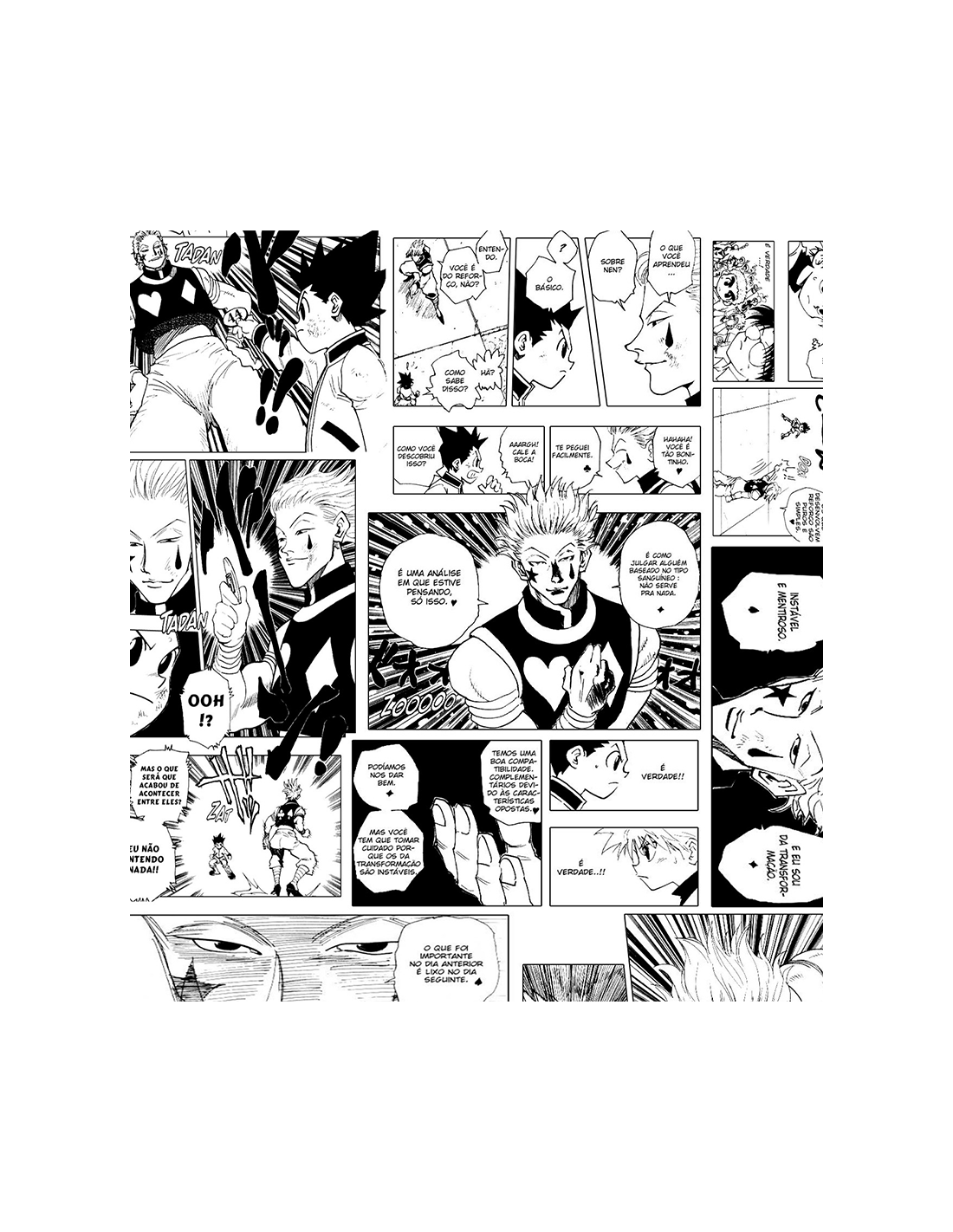 Papel De Parede Adesivo Anime Mangá Hunter X Hunter Lavável