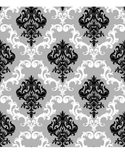 Papel de parede com fundo cinza e detalhes em branco e preto Papel de parede com fundo cinza e detalhes em branco e preto