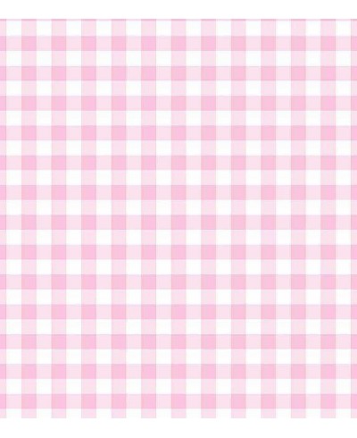 Papel de Parede Xadrez - Mod 019 Rosa-60x300cm