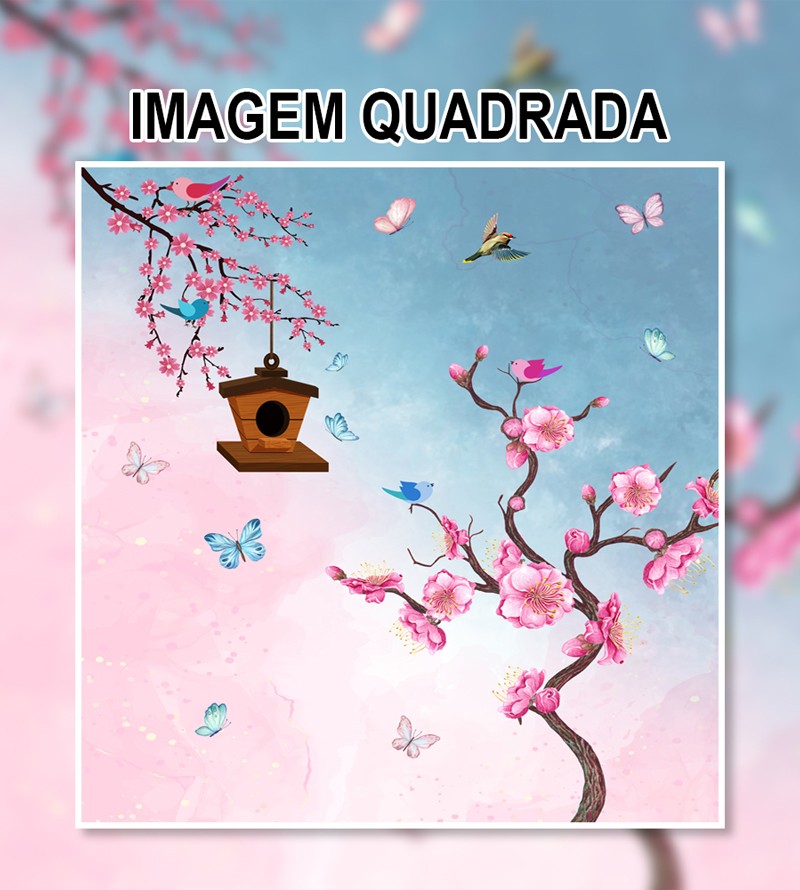 Papel de Parede Foto Mural Infantil Flores de...