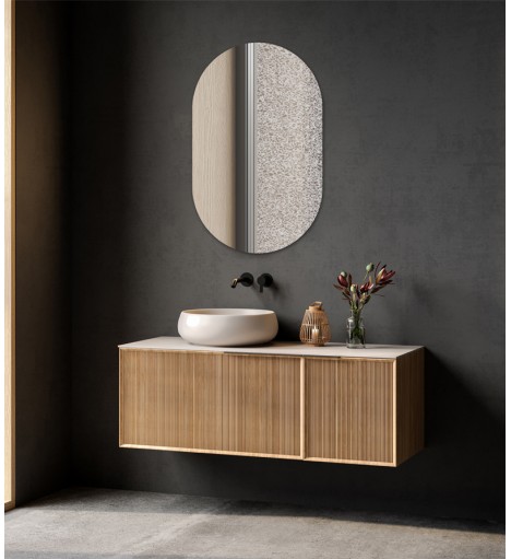 Espelho Oval Lapidado...