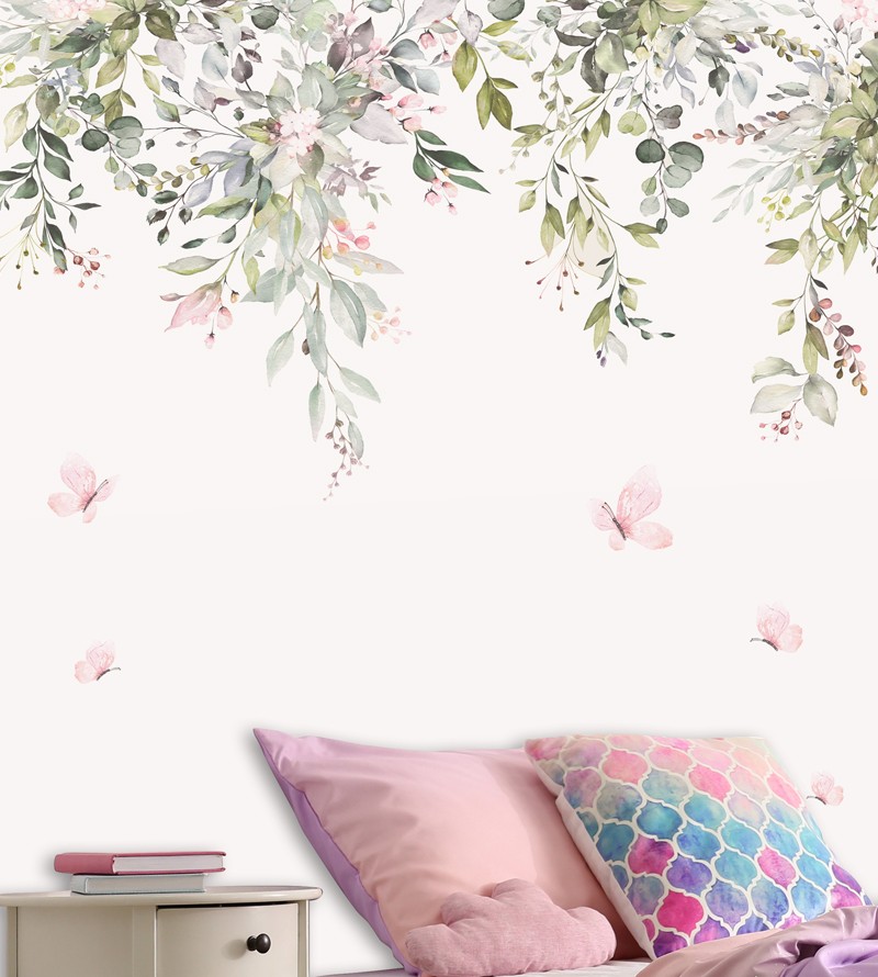 Papel de Parede Foto Mural Aquarela Infantil...