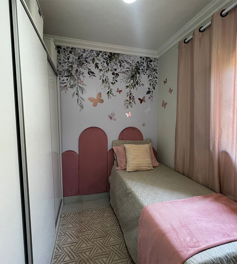 Papel de Parede Foto Mural Aquarela Infantil...