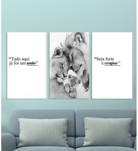 Quadro Decorativo Tela Trio...