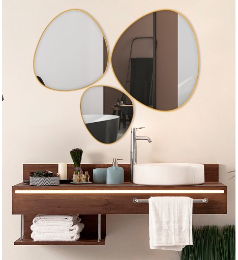 Kit 3 Espelhos Orgânico...