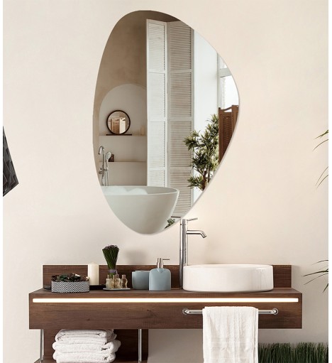 Espelho Orgânico Decorativo...