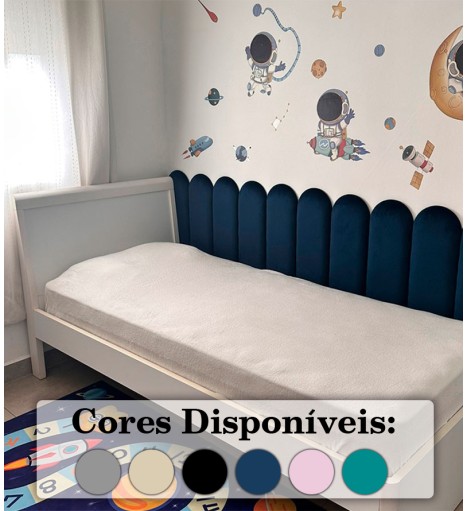 Cabeceira Veludo Modular...