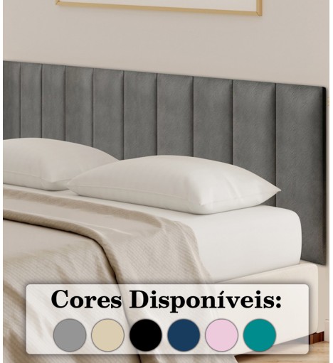 Cabeceira Veludo Modular...