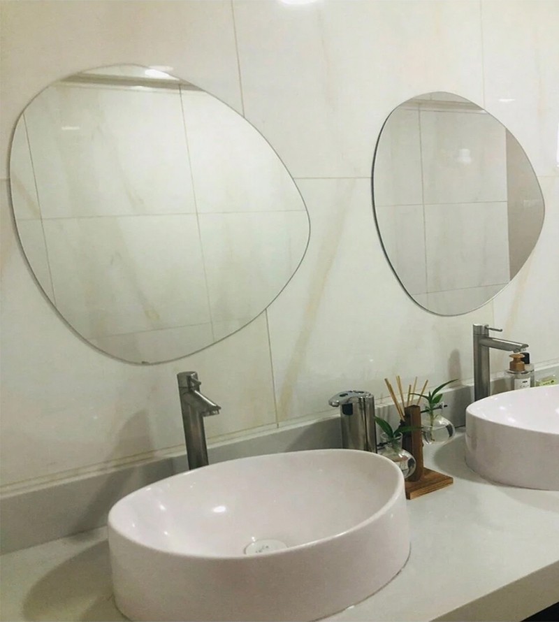 Espelho Orgânico Decorativo Moderno De Parede