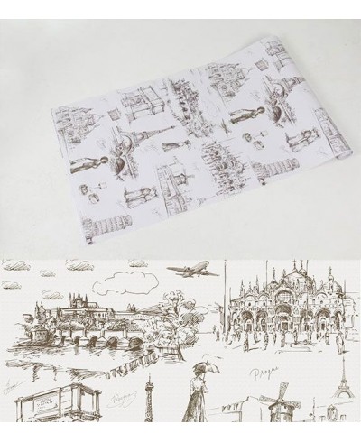 Papel de parede com fundo branco e desenhos em tons cinza Papel de parede com fundo branco e desenhos em tons cinza