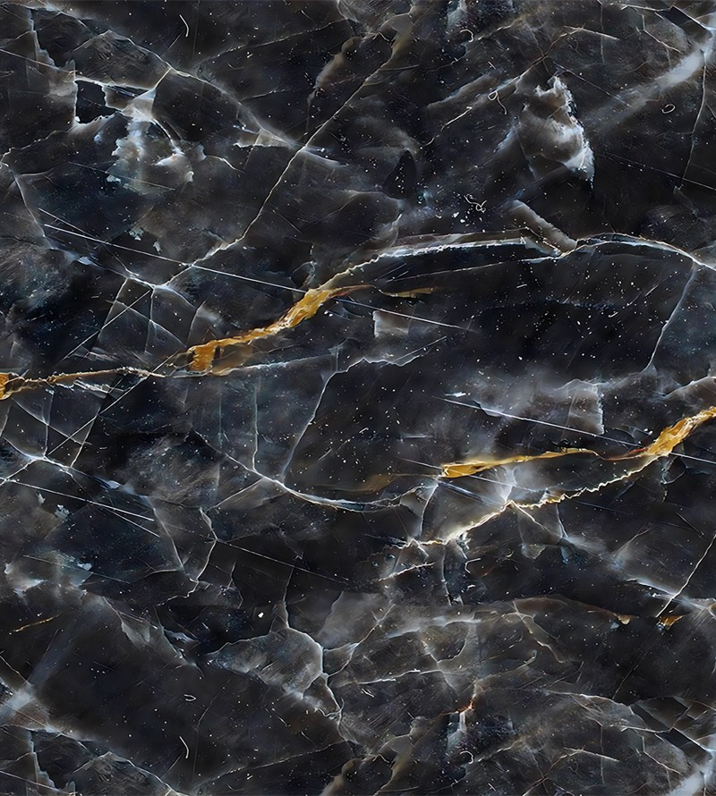 Papel de Parede Adesivo Mármore Preto