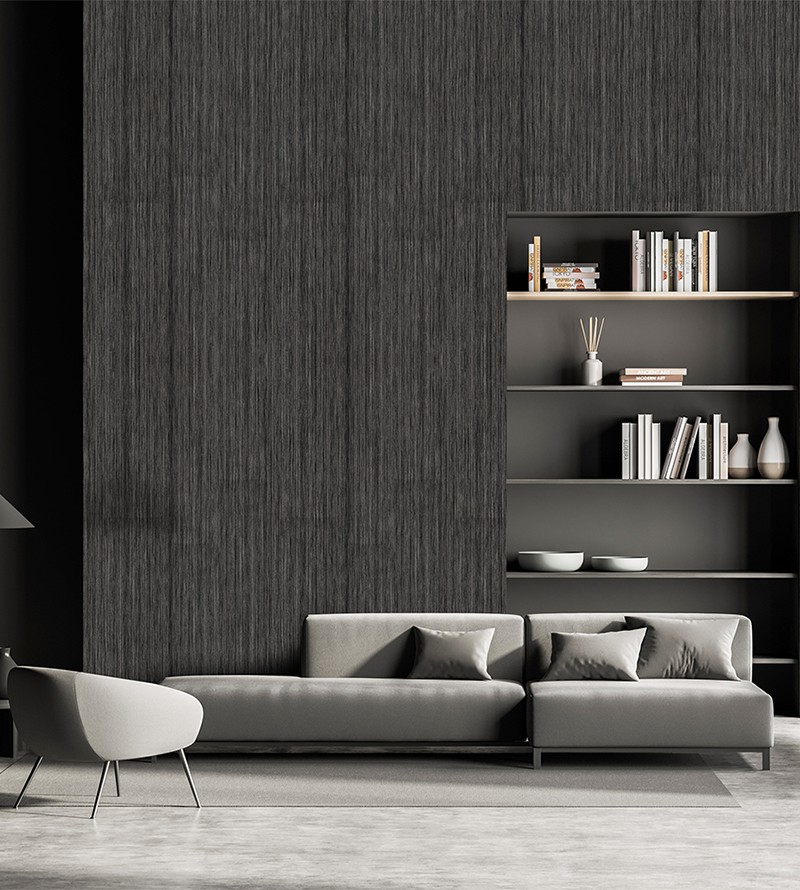 Papel de Parede Madeira em Tons Escuro