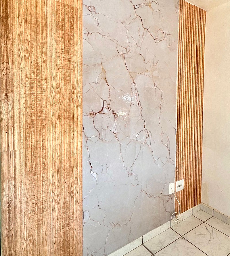 Papel de Parede Foto Mural Mármore Calacata Rajado