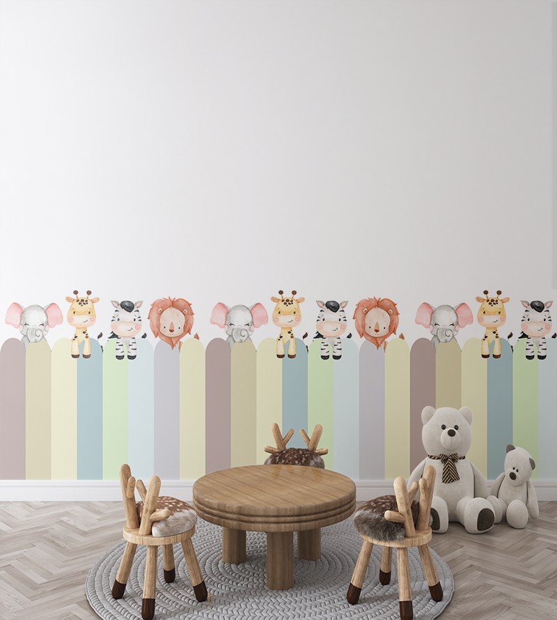 Adesivo De Parede Infantil Cerca Cerquinha...