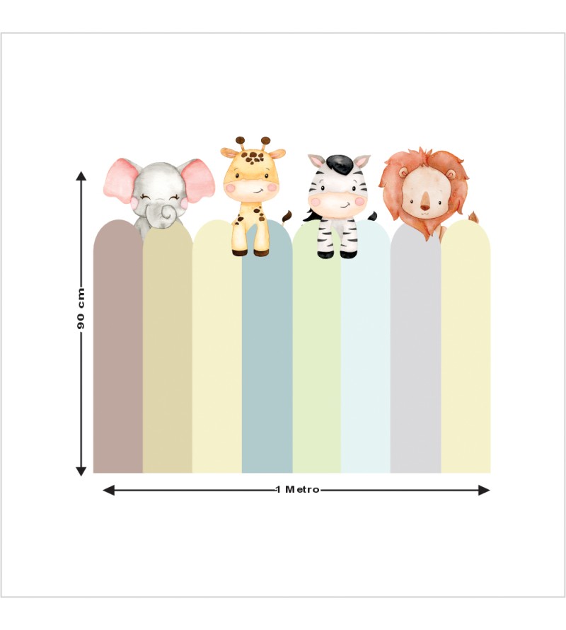 Adesivo De Parede Infantil Cerca Cerquinha...