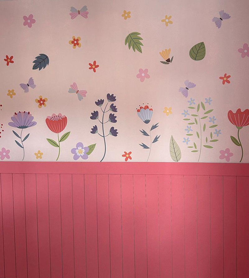 Adesivo de Parede Decorativo Infantil Flores...