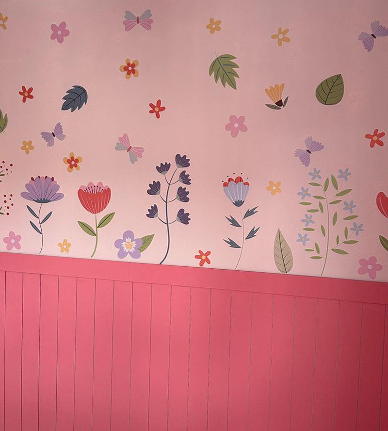 Adesivo de Parede Decorativo Infantil Flores...