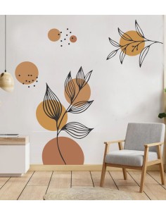 Adesivo De Parede Abstrato...