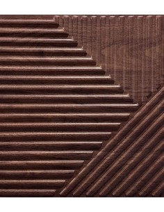 Placa 3D Abstrata Estilo...