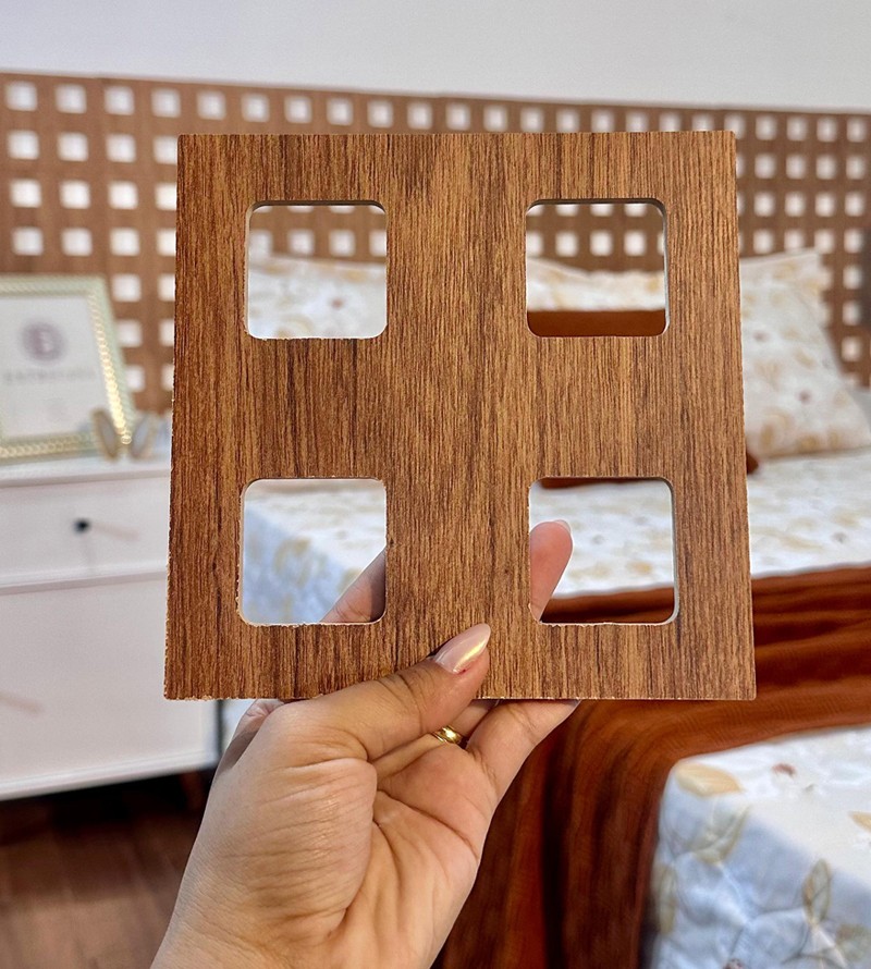 Placa Muxarabi de Madeira Para Revestimento...