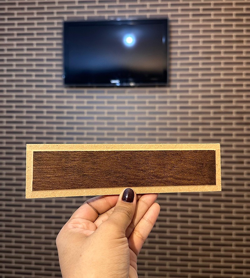 Revestimento Tijolinho de Madeira Imbuia Premium