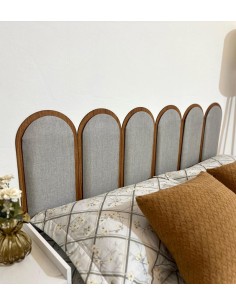 Cabeceira Aura Estofada...