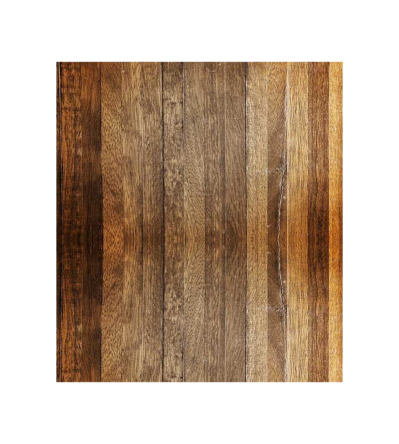 Papel de parede estilo tábuas envelhecida em tons marrom - Madeira 164