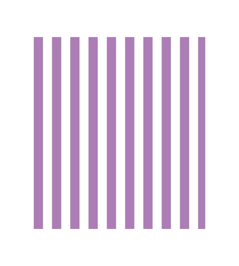 Papel de Parede Infantil Listrado em Roxo e Branco - Kids 13