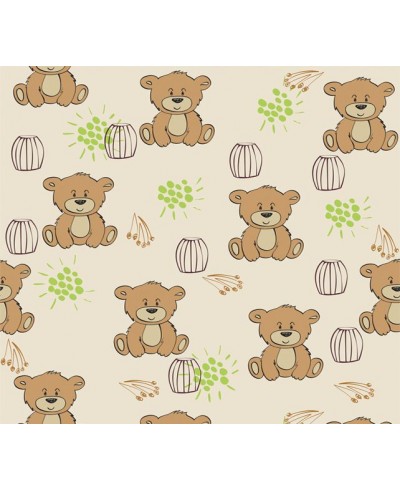 Papel de Parede Ursinho Fofinho Bebê