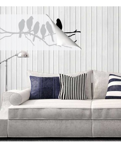 Adesivo de parede com tema de animais pássaros em galho Adesivo de parede com tema de animais pássaros em galho