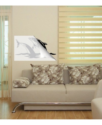 Adesivo de parede com tema golfinhos Adesivo de parede com tema golfinhos