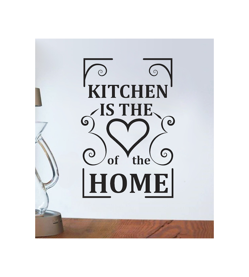 Adesivo de cozinha The Kitchen is the heart of the home - Cozinha 19