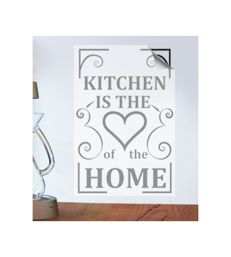 Adesivo de cozinha The Kitchen is the heart of the home - Cozinha 19