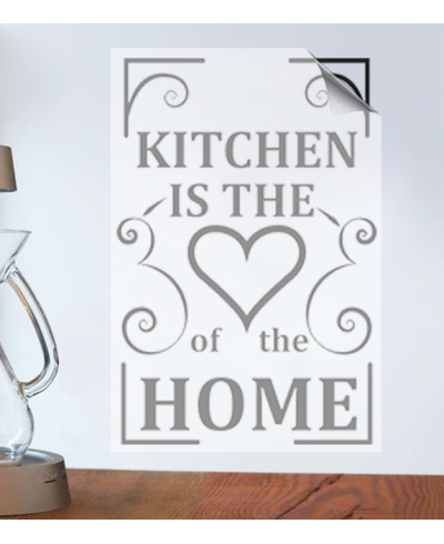 Adesivo de cozinha The Kitchen is the heart of the home - Cozinha 19