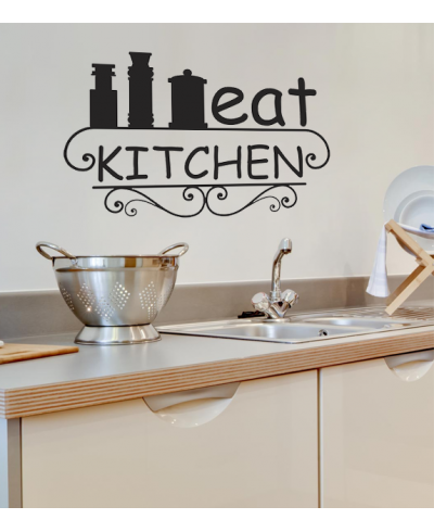 Adesivo de cozinha mandala eat kitchen - Cozinha 20 Adesivo de cozinha mandala eat kitchen - Cozinha 20