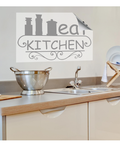 Adesivo de cozinha mandala eat kitchen - Cozinha 20 Adesivo de cozinha mandala eat kitchen - Cozinha 20