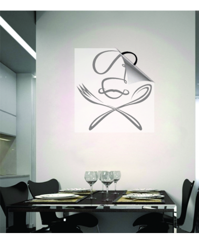 Adesivo de cozinha talheres mestre - Cozinha 26