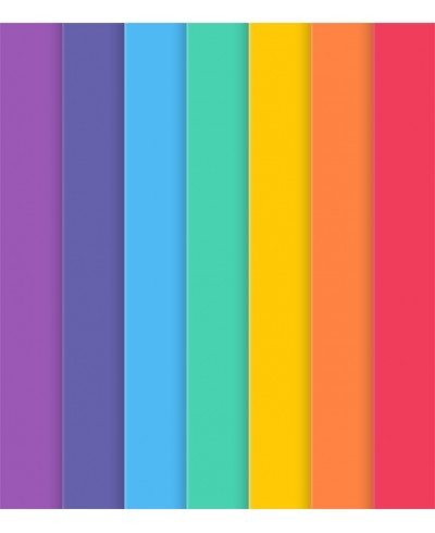 Papel de Parede Infantil listrado arco iris - Kids 21