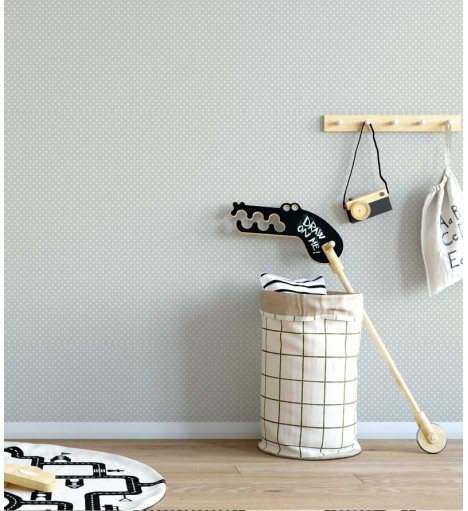 Papel de Parede Bebê Poá Nude