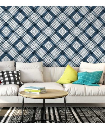 Papel de parede, com tons de azul e bege cinza - Casual 10 Papel de parede, com tons de azul e bege cinza - Casual 10