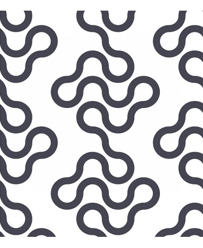 Papel de parede branco com detalhes preto Papel de parede branco com detalhes preto