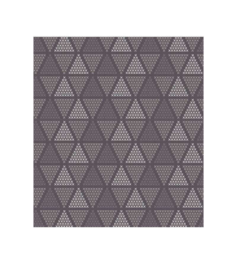 Papel de parede em tons cinza - Geométrico 34