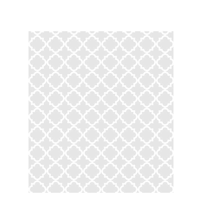 Papel de parede em tons cinza e detalhes em branco - Geométrico 41