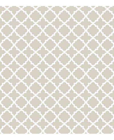 Papel de parede em tons bege - Geométrico 42