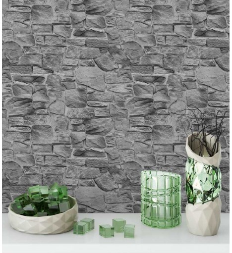 Papel de parede em tons cinza - Textura 77