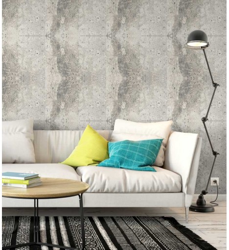 Papel de parede modelo concreto em tons cinza - Concreto 08