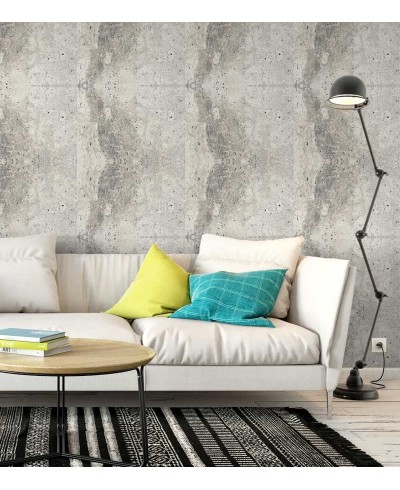 Papel de parede modelo concreto em tons cinza - Concreto 08